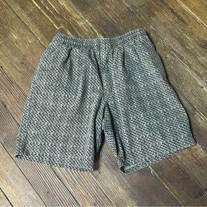 Vintage 90s Zeppelin Ramie Cotton Tropical Pull String Shorts Size 28